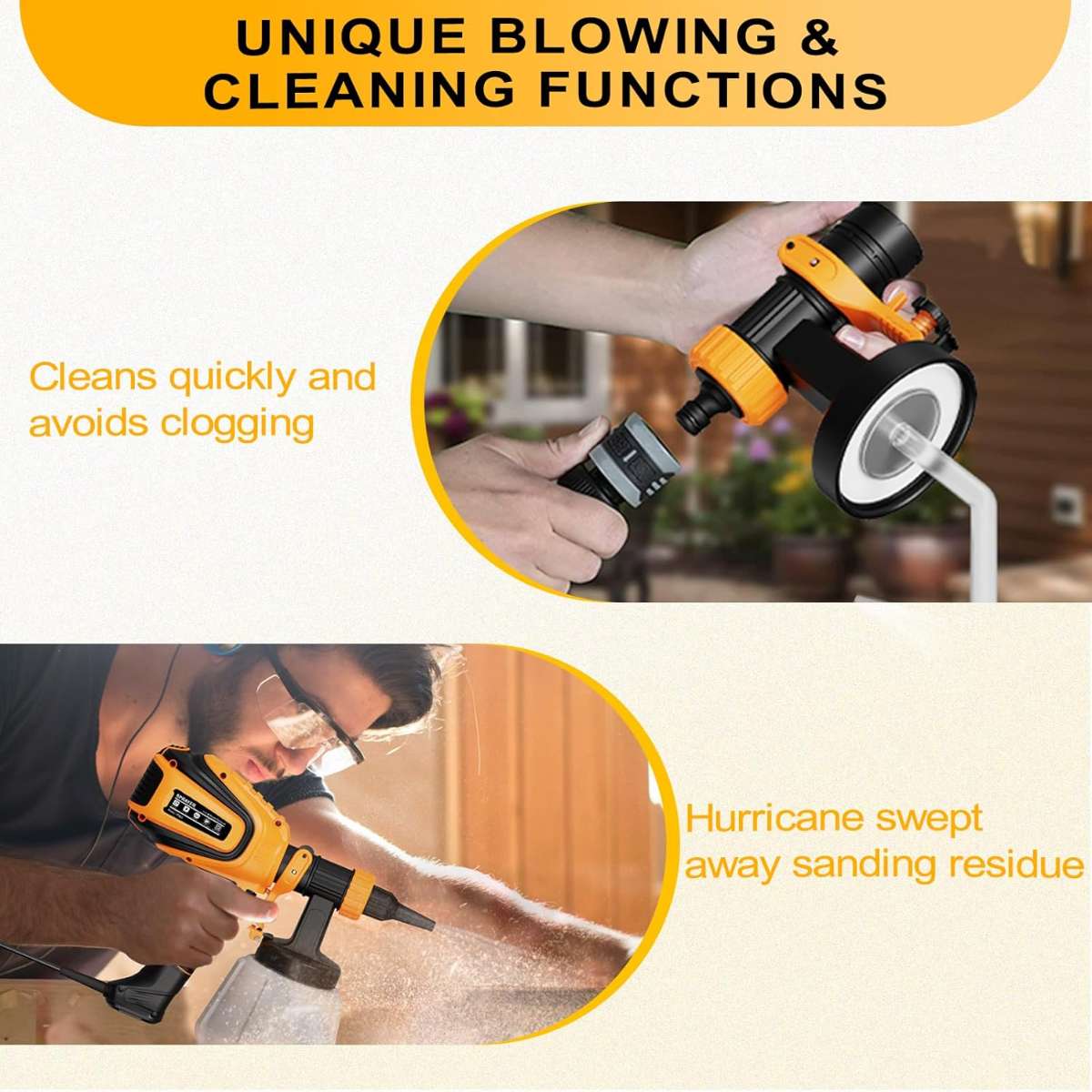 Paint Sprayer, 700W HVLP Spray Gun VF803 type
