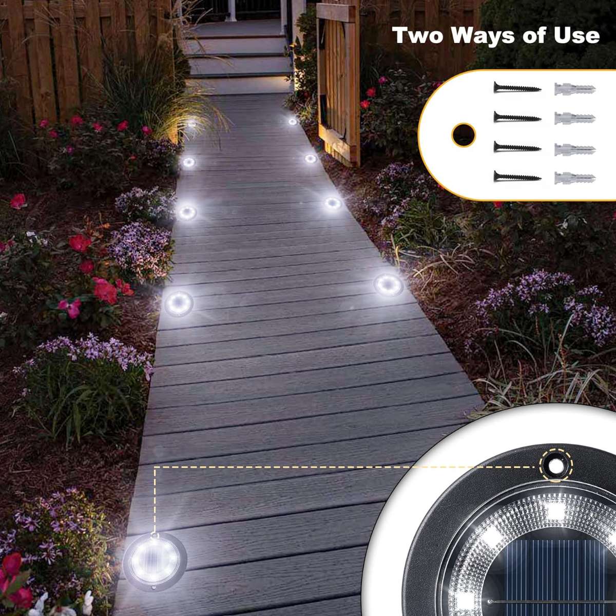 Flagi Solar Floor Lamp - Cool White