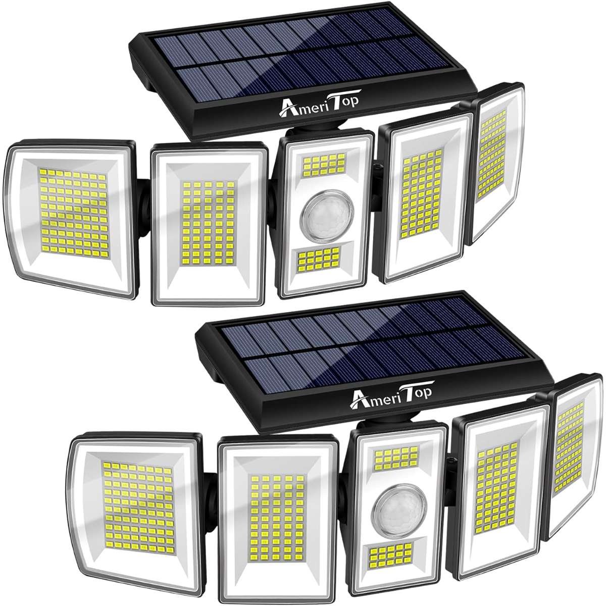 AmeriTop Solar Lights Outdoor 2-Pack