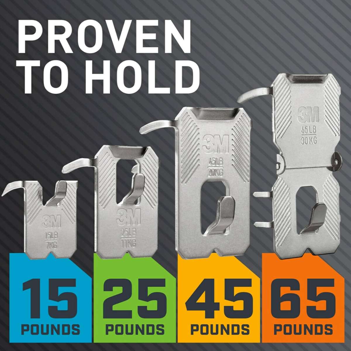 3M Claw(TM) 45 lb drywall picture hanger - 4 pcs (1 pack of 1)