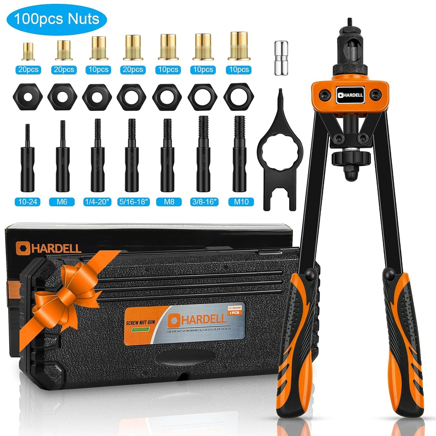 Hader rivet nut tool