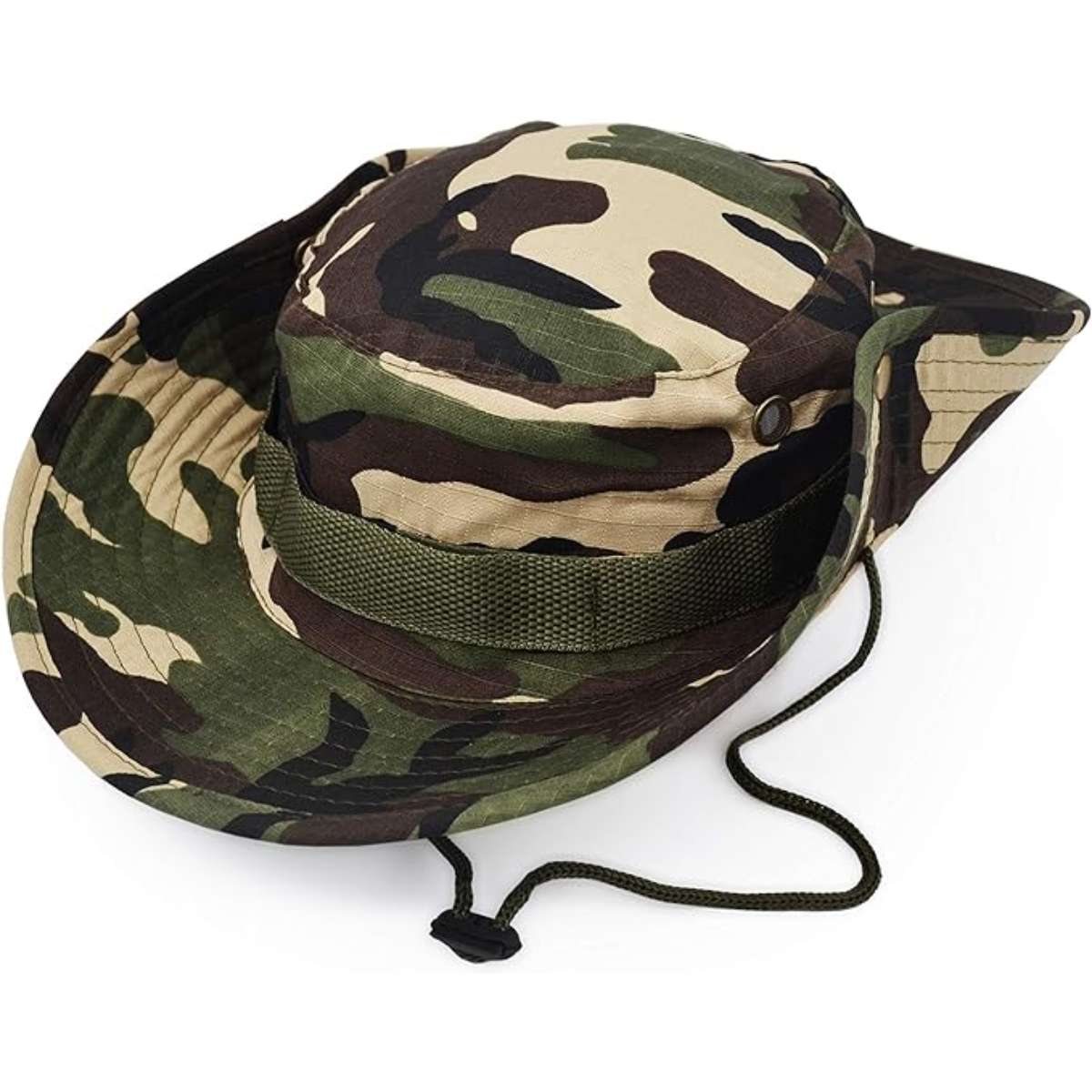 Outdoor wide-brimmed sun hat, United States combat style jungle sun hat