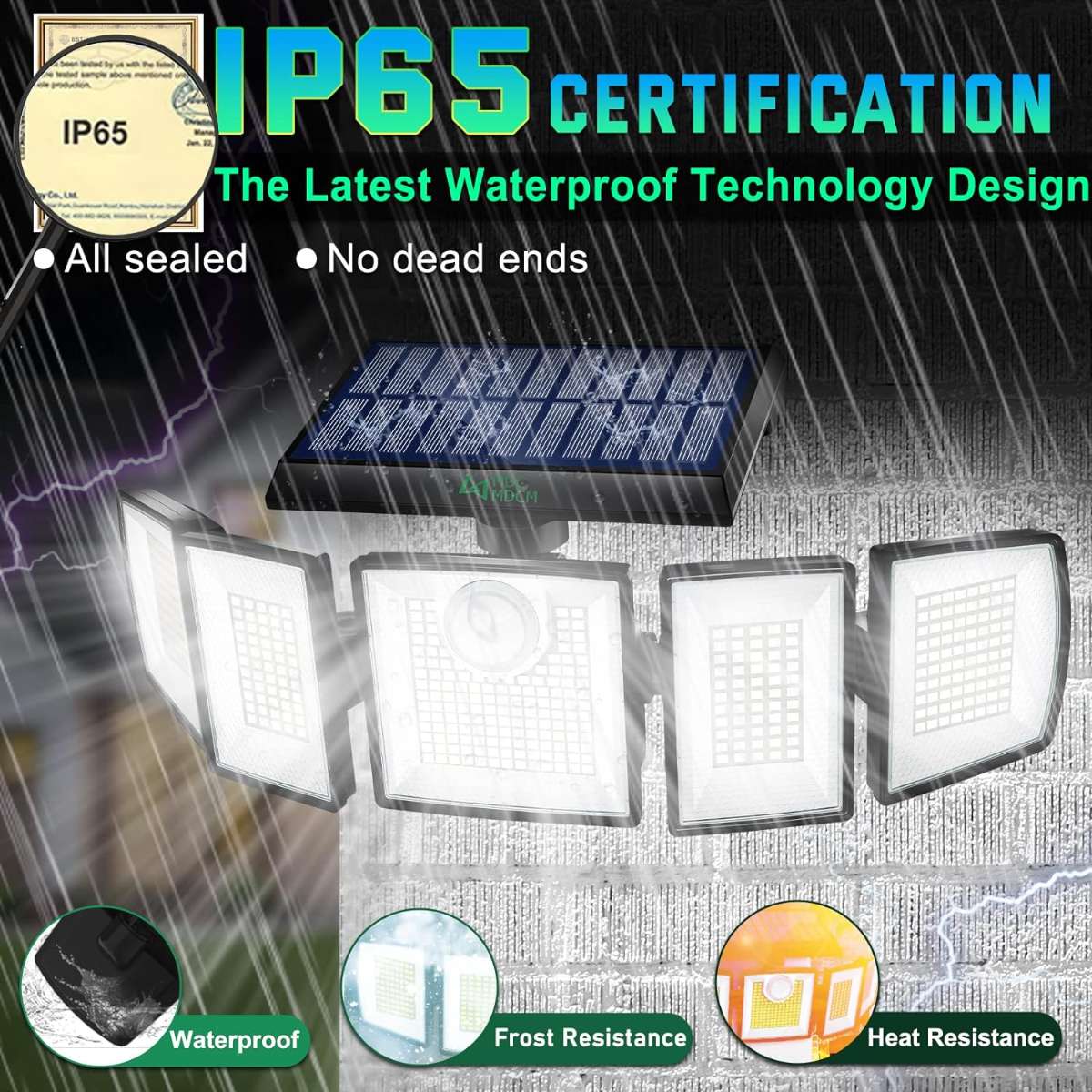 Solar Light Outdoor Waterproof Motion Sensor - Set of 2