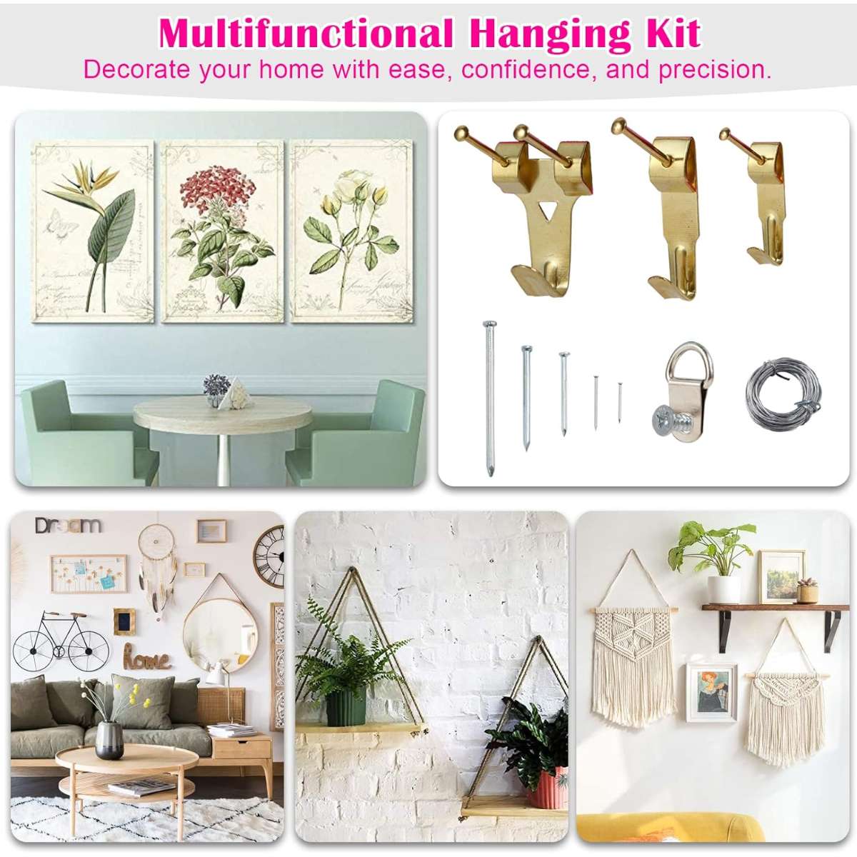 Picture hanging kit, 315 pcs