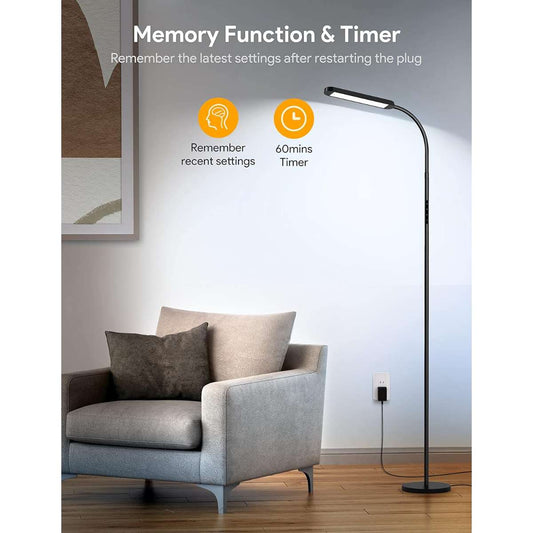 Mediax floor lamp, living room Ryder floor lamp