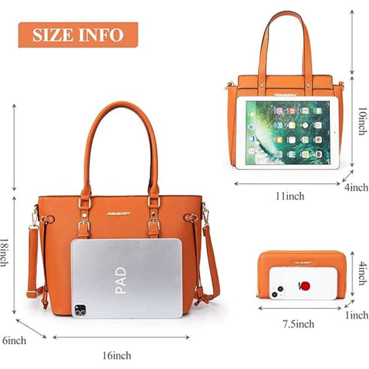 Montana West 3PCS Purses for Women Tote Purse and Wallet Set Shoulder Satchel Bags