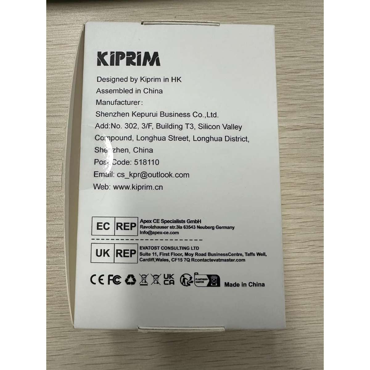 Kiprim Laser Ranging 165ft LD50E Laser Tape Measure, Bubble Level