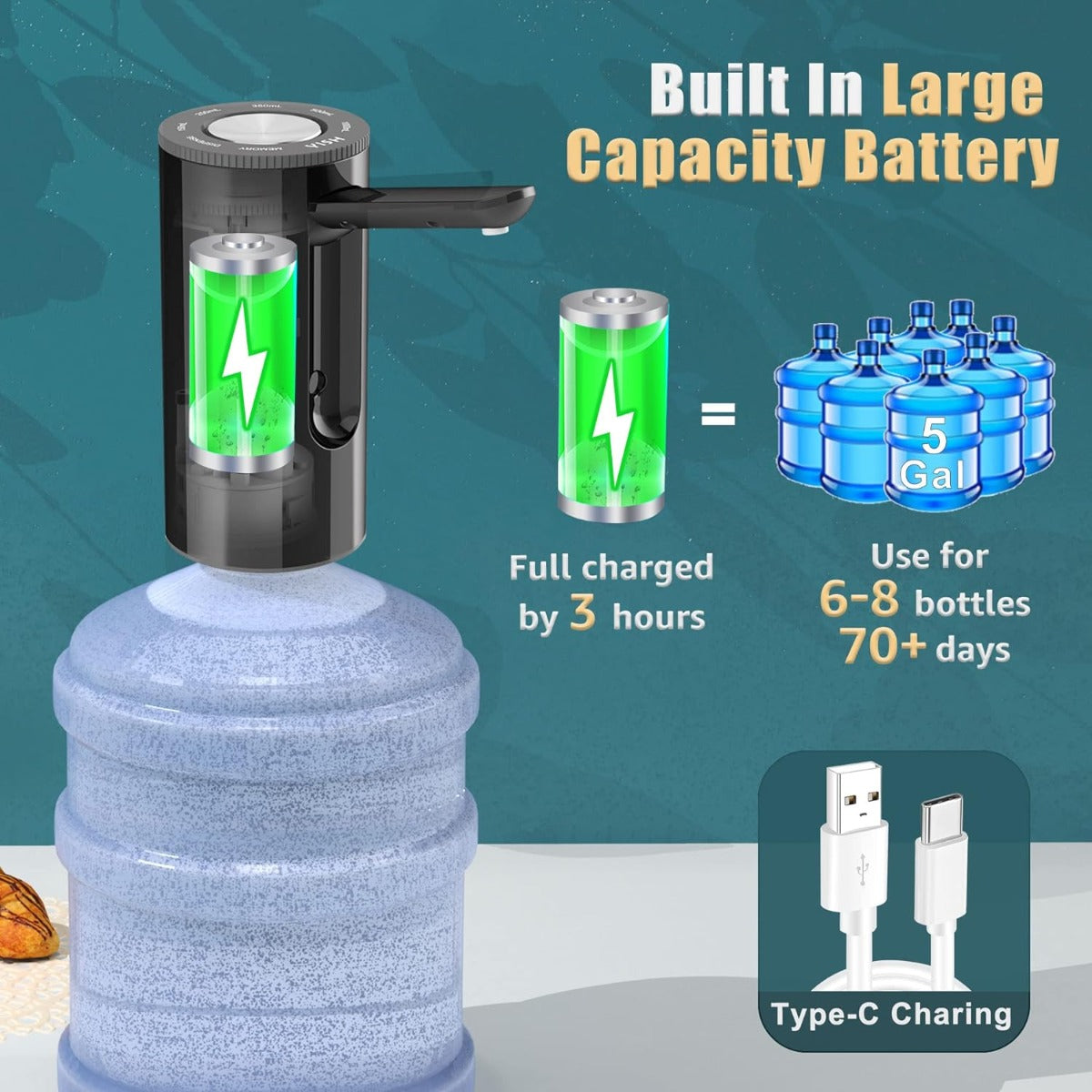 5 gallon water bottle pump vending machine