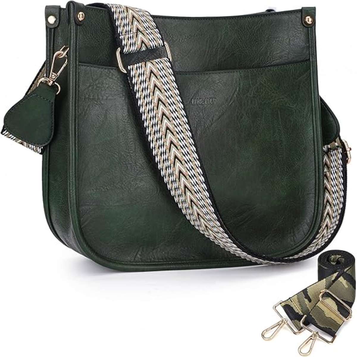 HKCLUF Women's Crossbody Bag Vegan Leather Tote