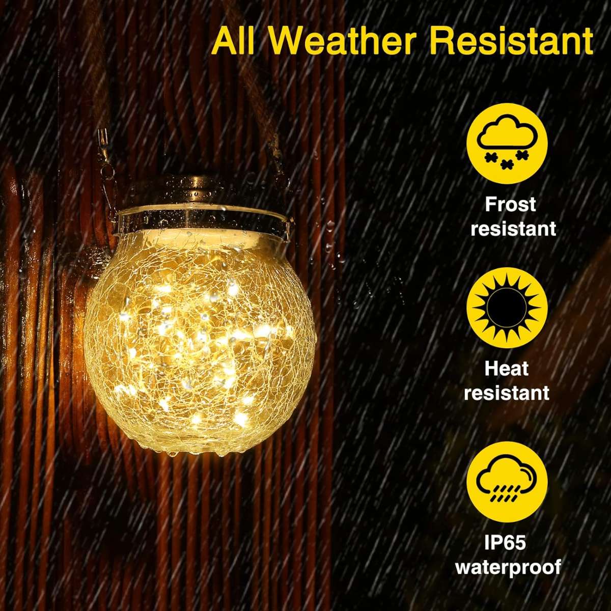 ( ROSHWEY SOLAR LANTERNS, SET OF 2 OUTDOOR LANTERNS, WARM ( )