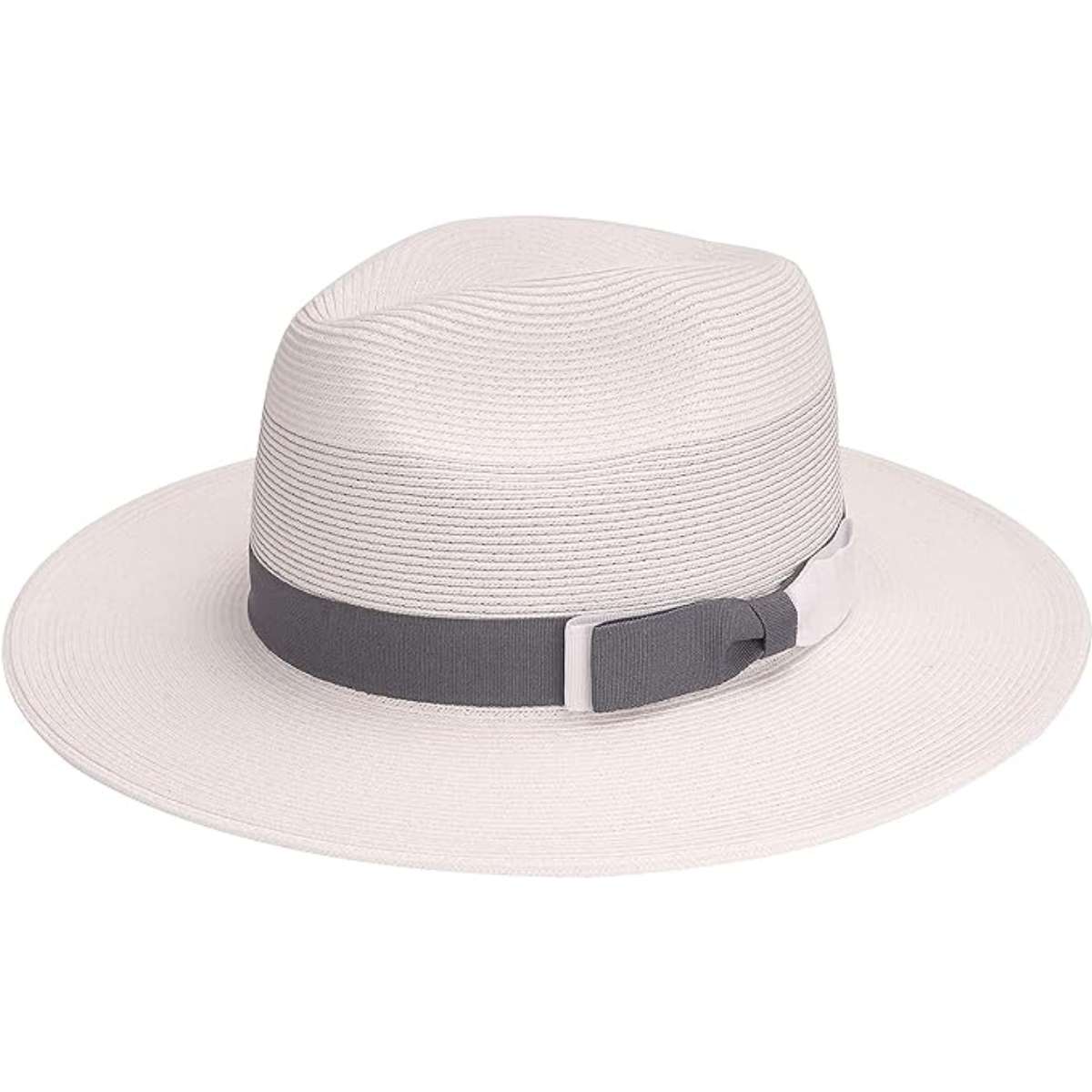 Pineapple&Star Sun Straw Fedora Beach Hat Fine Braid UPF50+ for Unisex