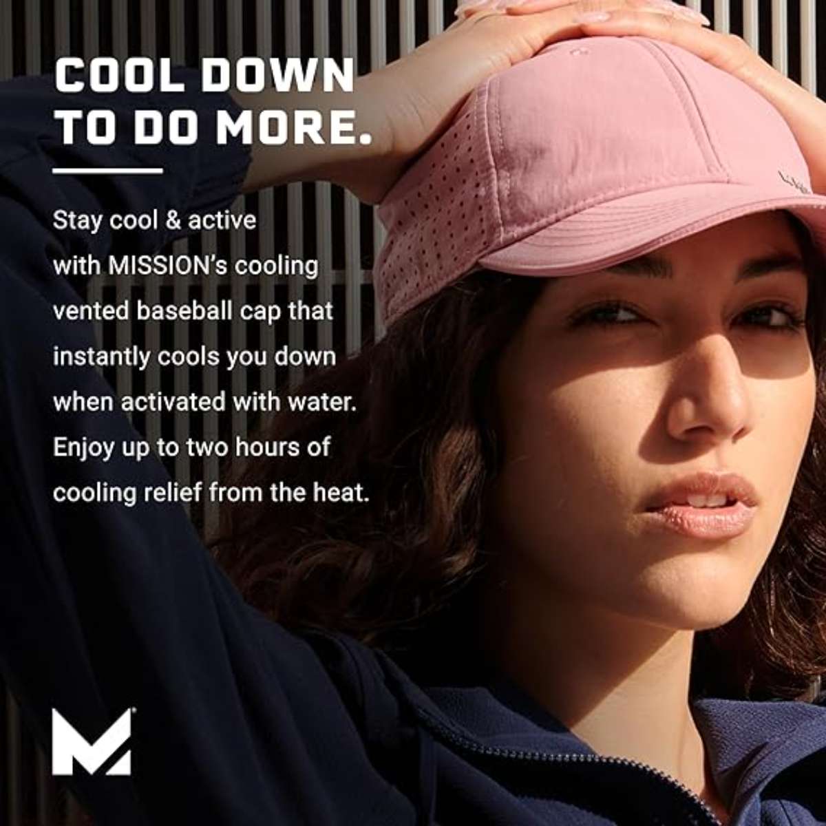 MISSION Cooling Vented Performance Hat - Unisex Baseball Cap for Men & Women