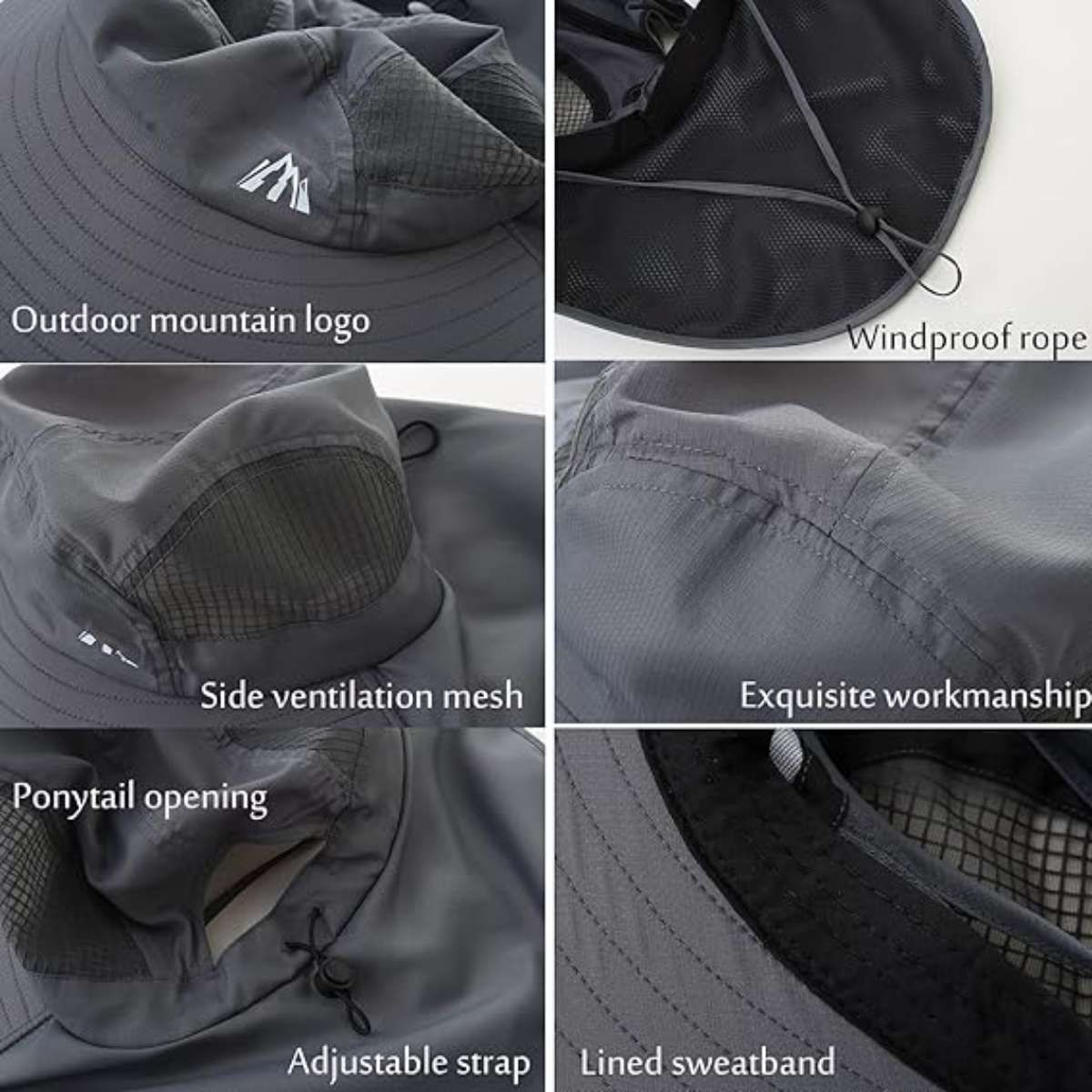 Sun hat ladies UV protection fishing hat