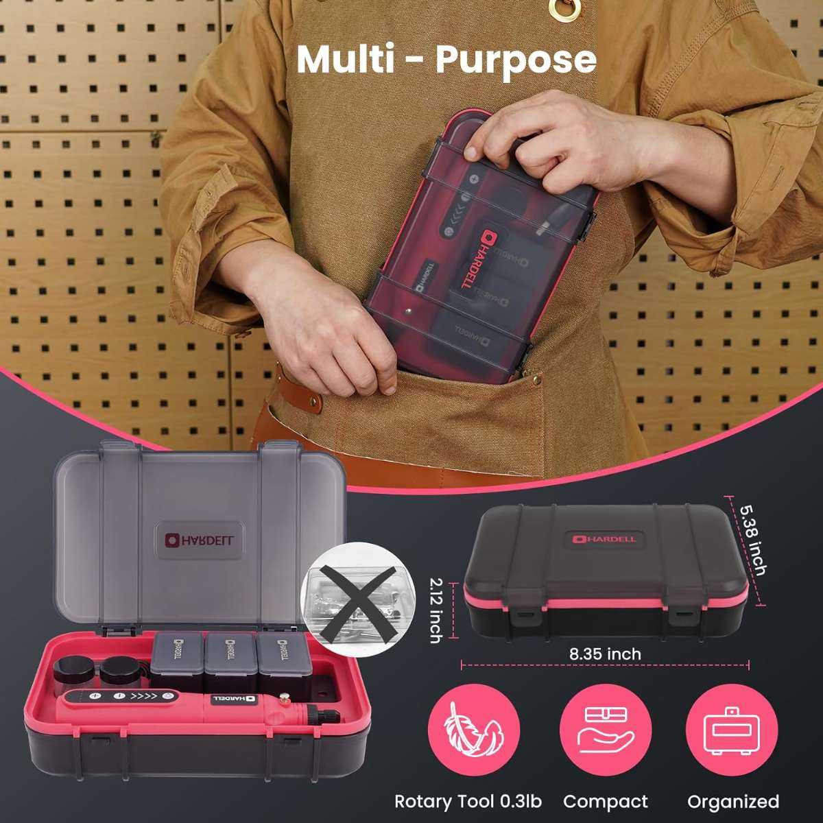 Impact-grade electric hand tool drive socket adapter expansion kit