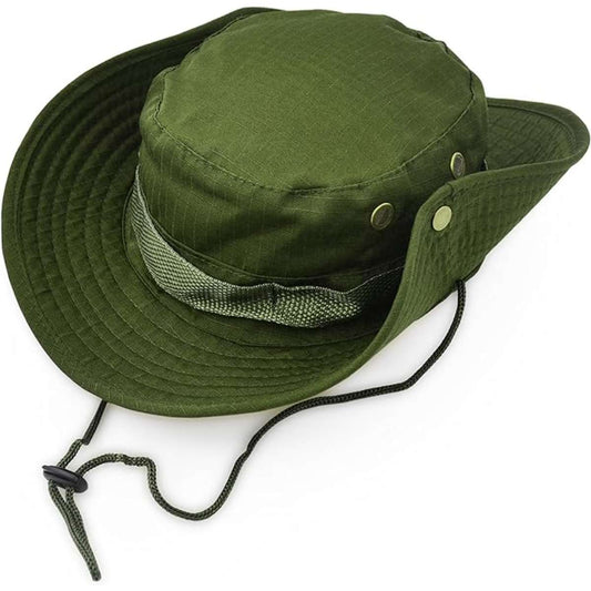 Outdoor wide-brimmed sun hat, United States combat style jungle sun hat
