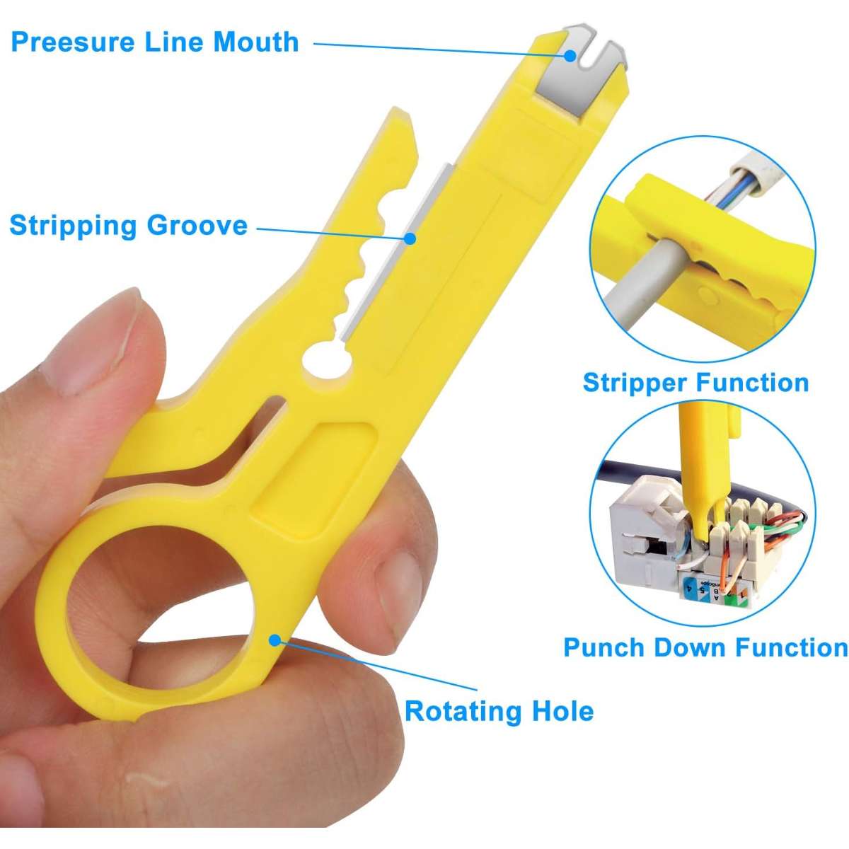 RJ45 Crimp Tool Kit, Ethernet Crimp Kit