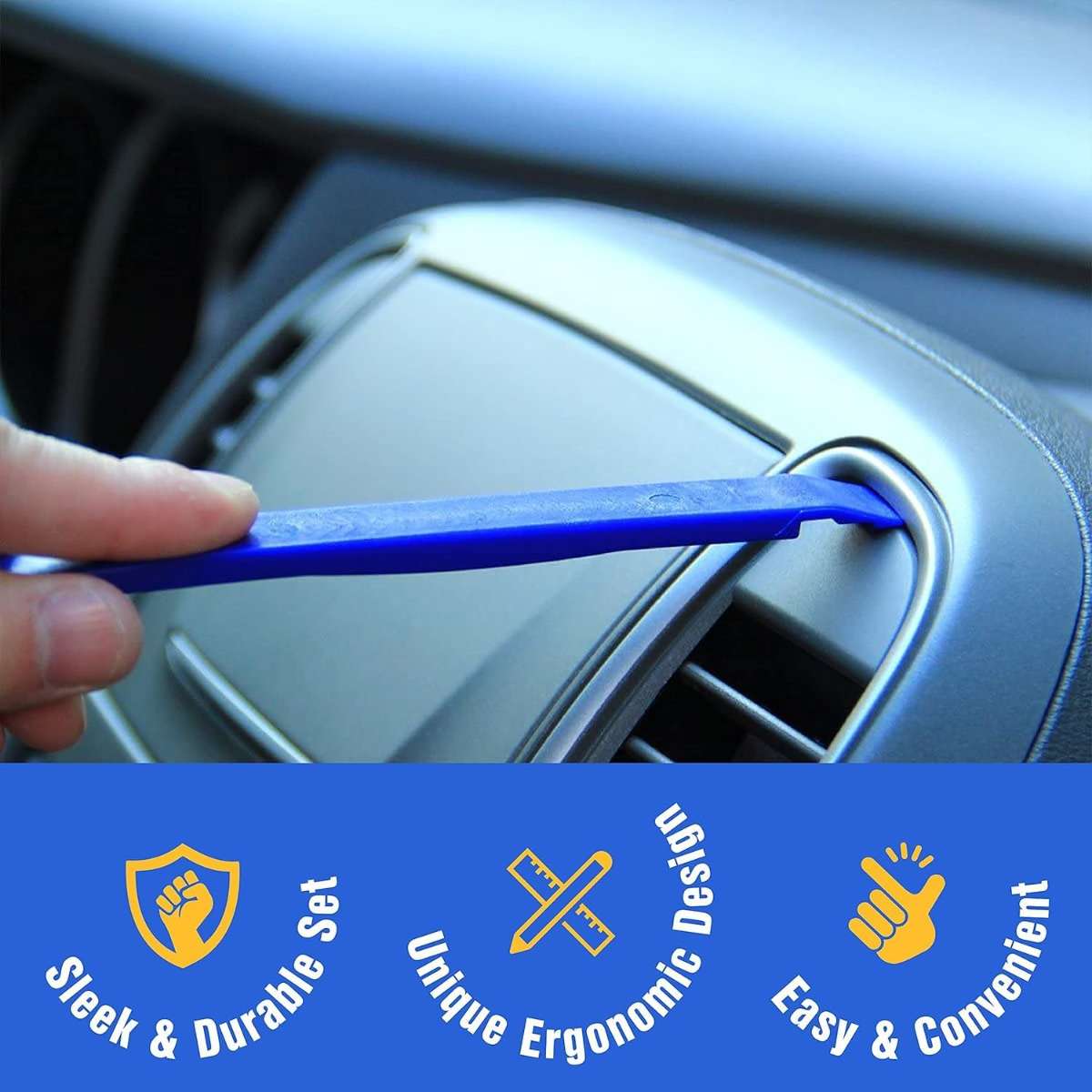 Automatic Decorative Removal Tool Kit - 5 pieces blue