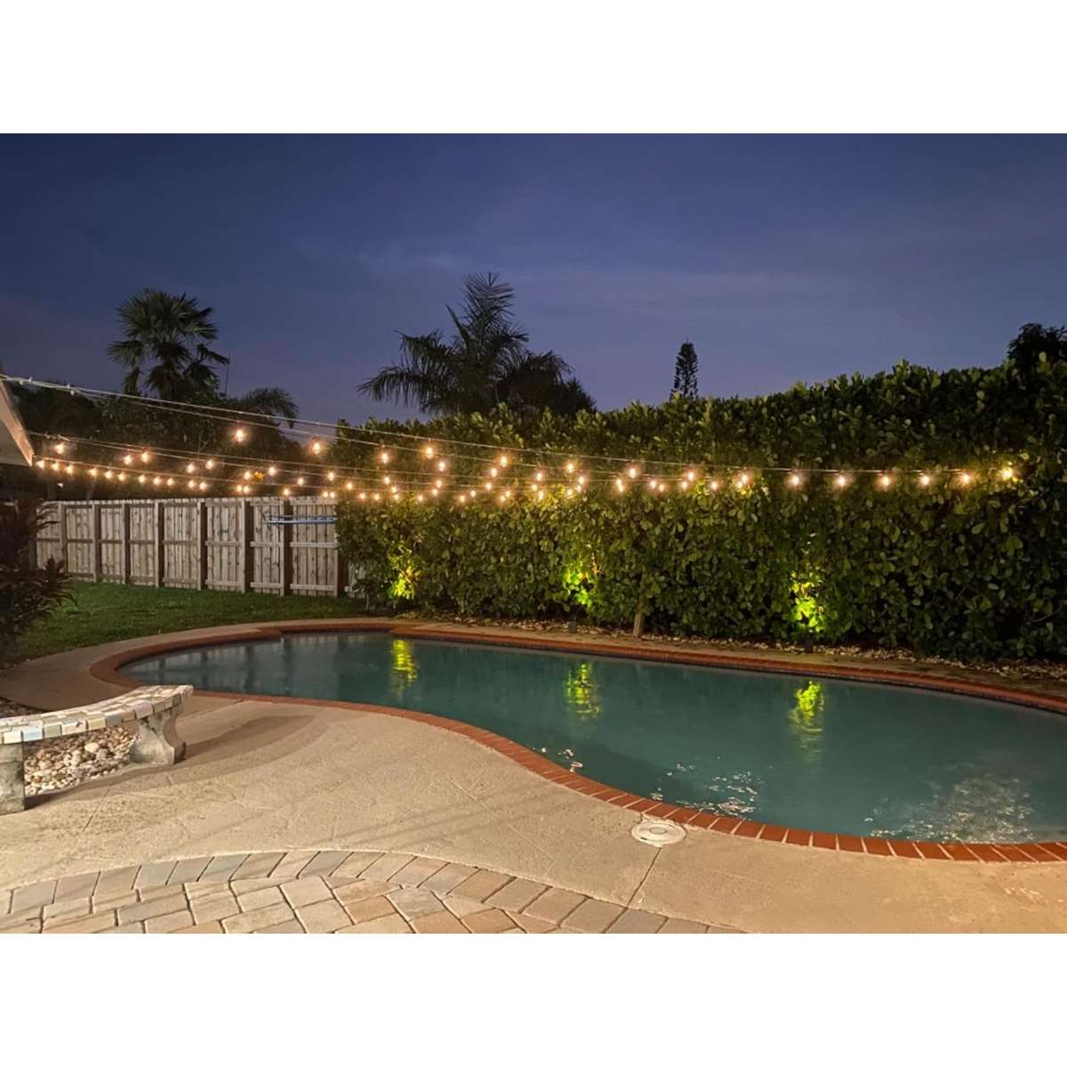 Brightech Ambience Pro Solar Outdoor String Lights 1W Soft White