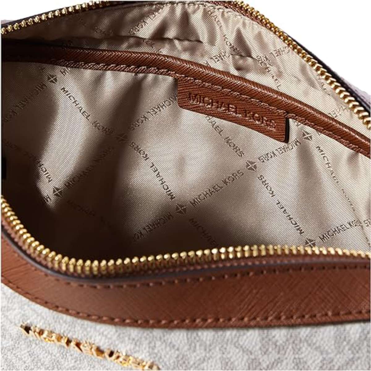 Michael Kors Women's Jet Set Item Lg Crossbody Signature PVC