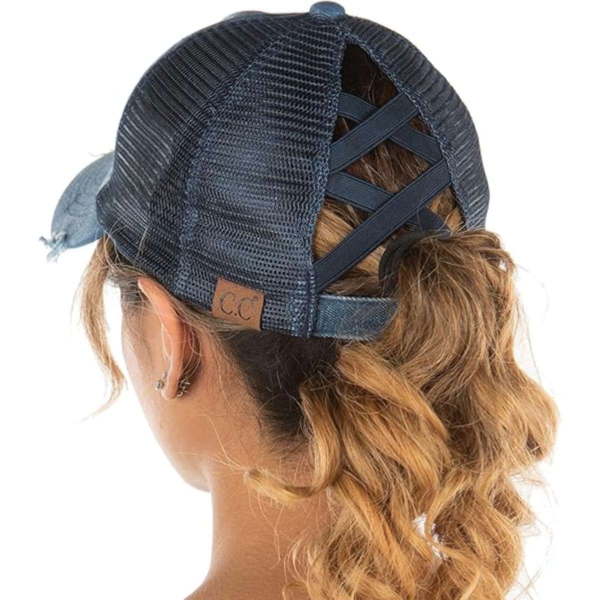 Fashionable Junque Chris cross hat