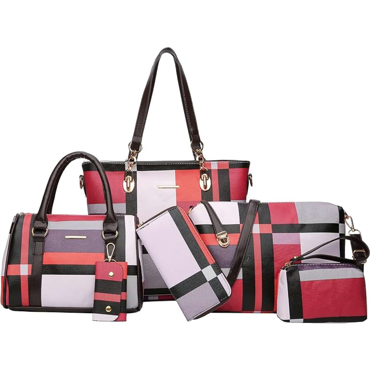BAGSMART LARGE GYM BAG WITH YOGA MAT BUCKLE