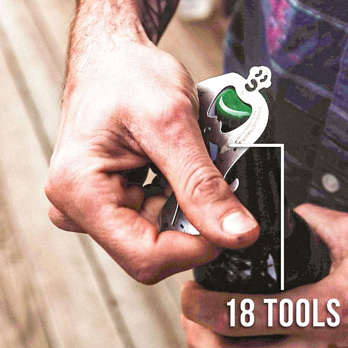Wallet multi-tool, PocketMonkey 12-in-1 credit card tool