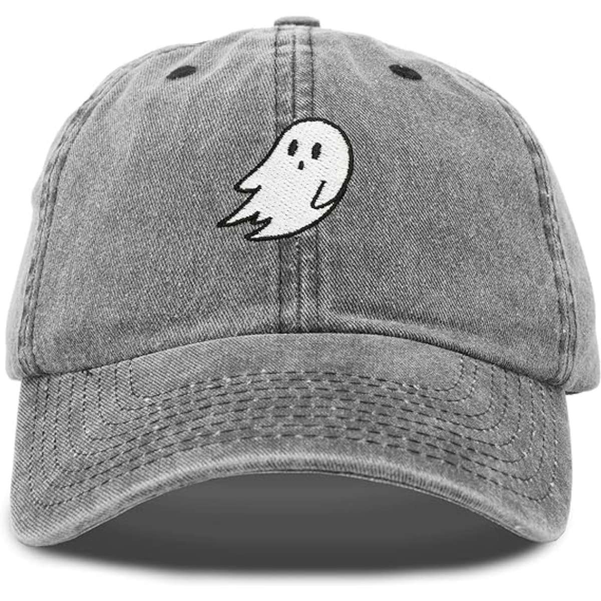 DALIX Ghost Embroidery Dad Hat Baseball Cap Cute Halloween