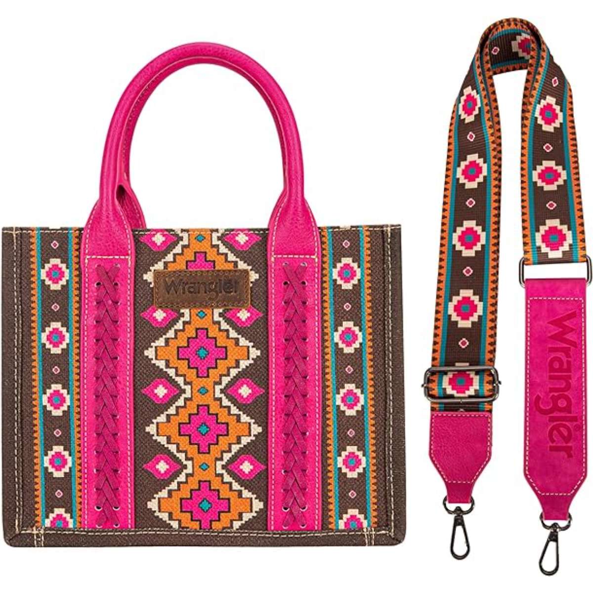 Wrangler Tote Bag Western Purses for Women Shoulder Boho Aztec Handbags