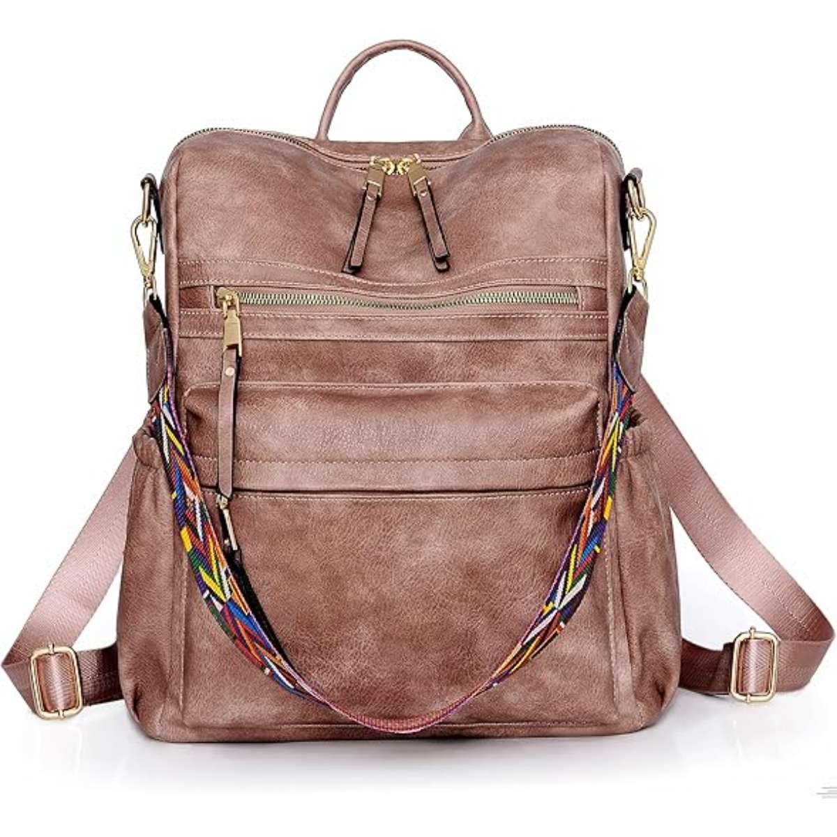 Dora & Liz Women's Backpack Wallet Stylish Leather