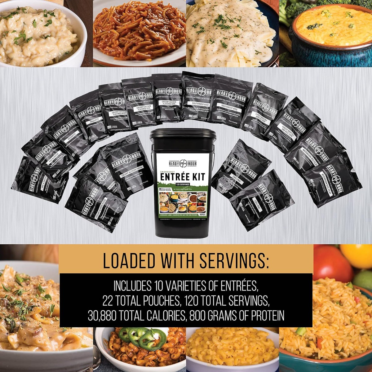 Ready-to-eat time, emergency meal set