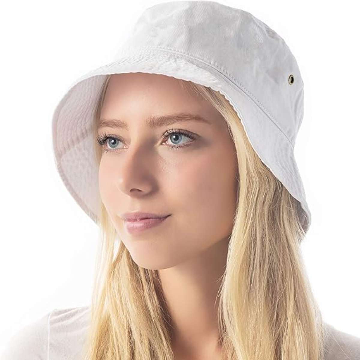 Bucket hat - unisex 100% cotton and denim UPF 50