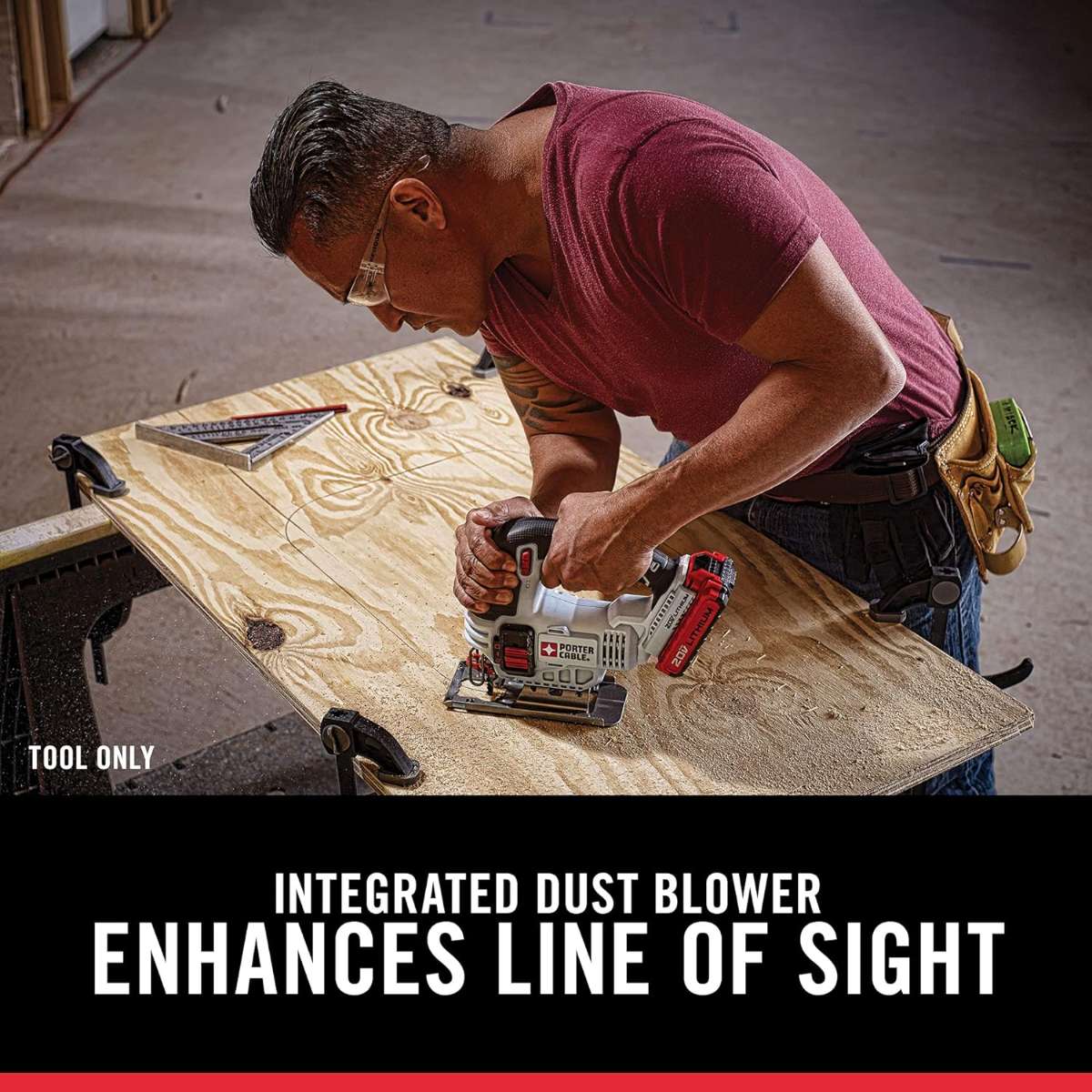 PORTER CABLE PCC650B 20-volt MAX Lithium Bare Jigsaw