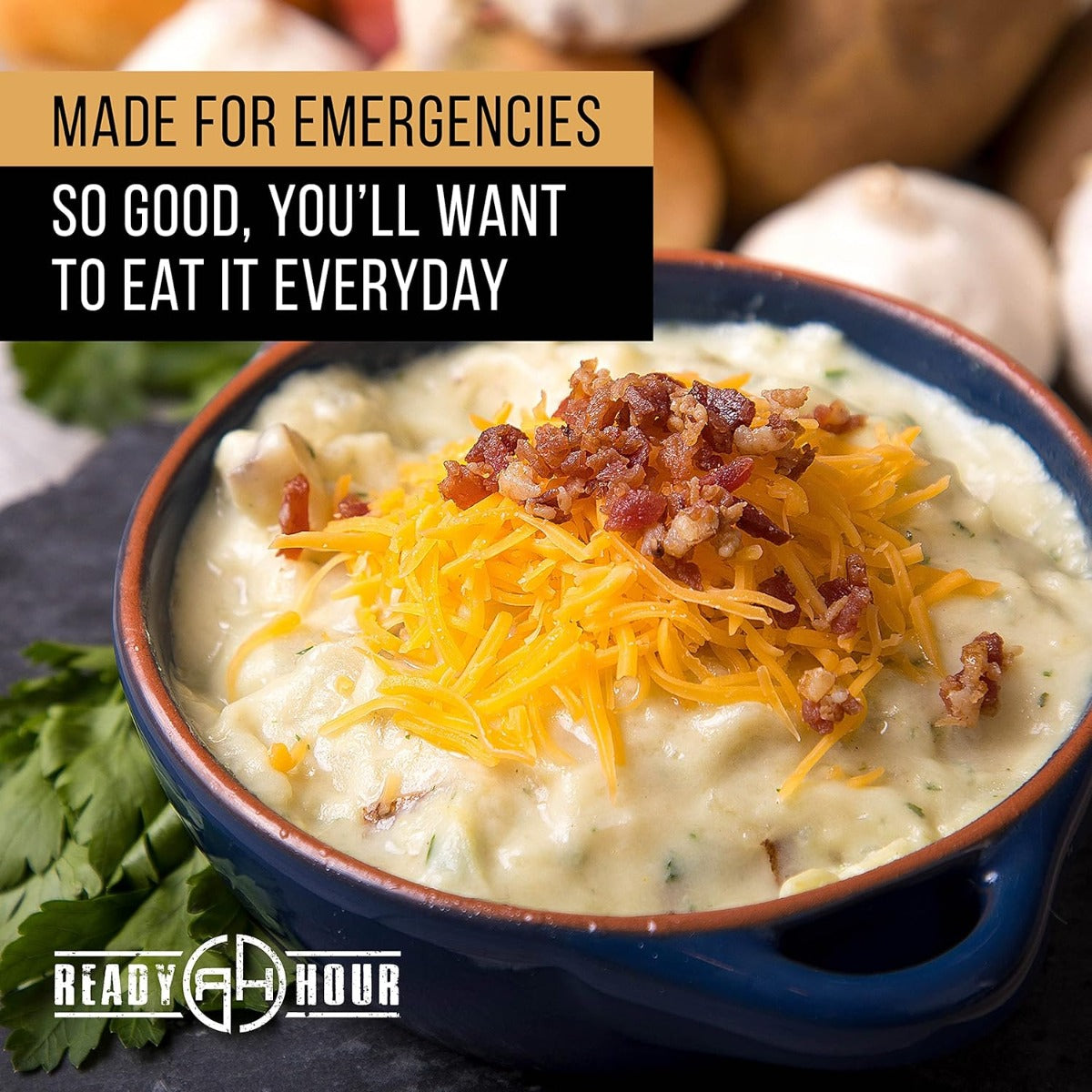 Ready-to-eat time, emergency meal set