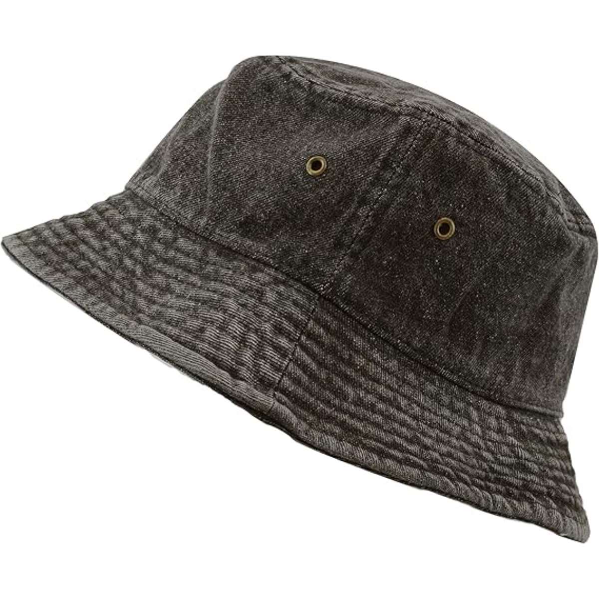 Bucket hat - unisex 100% cotton and denim UPF 50
