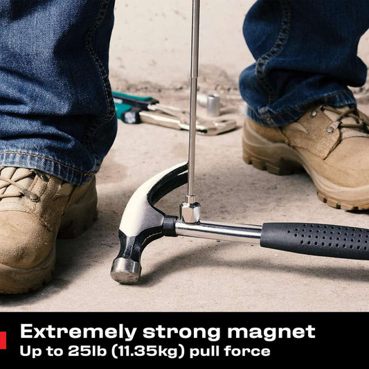 NoCry telescopic magnetic pick-up tool with 25 pounds of pull