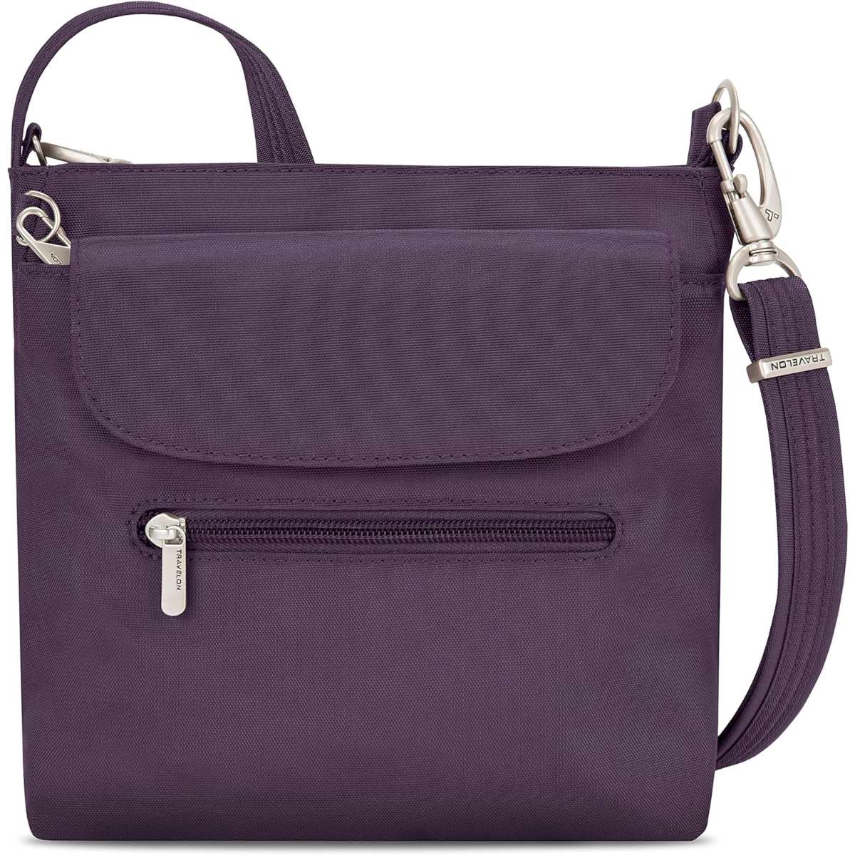 Travelon Women's Anti-Theft Classic Mini Satchel Purple, One Size