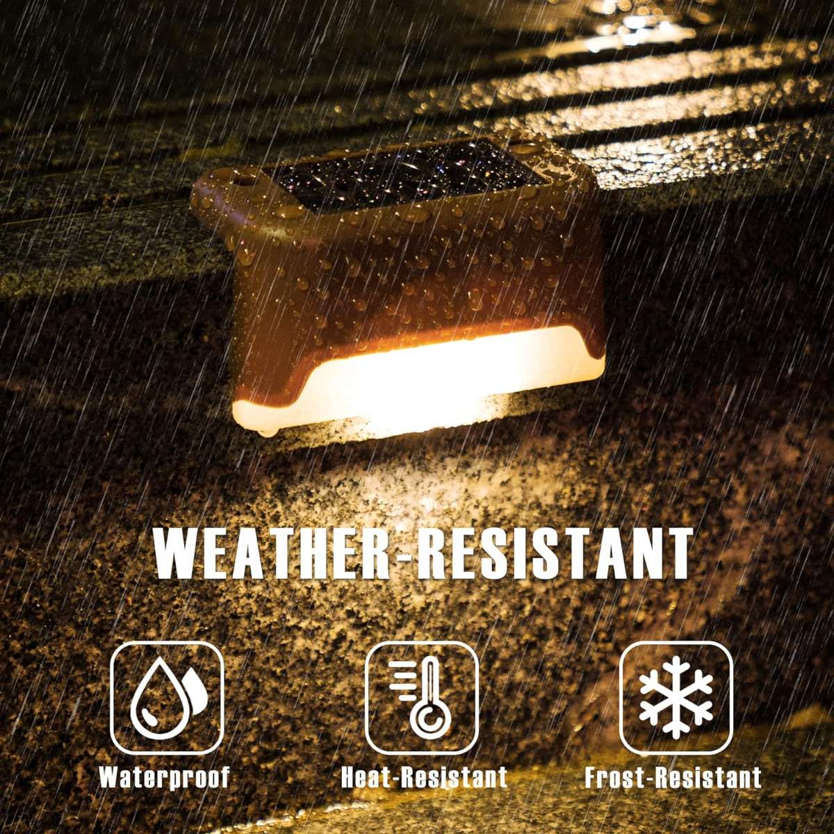Jigalo Millade Solar Deck Light, (Warm White)