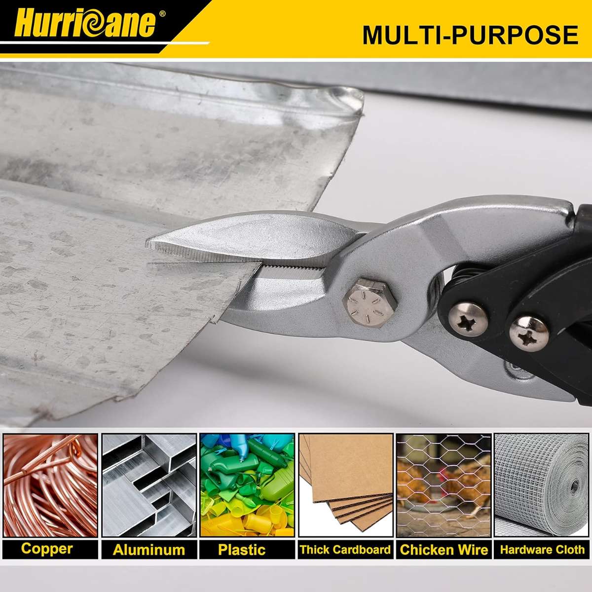 HURRICANE 10 INCH AVIATION TIN SHEARS