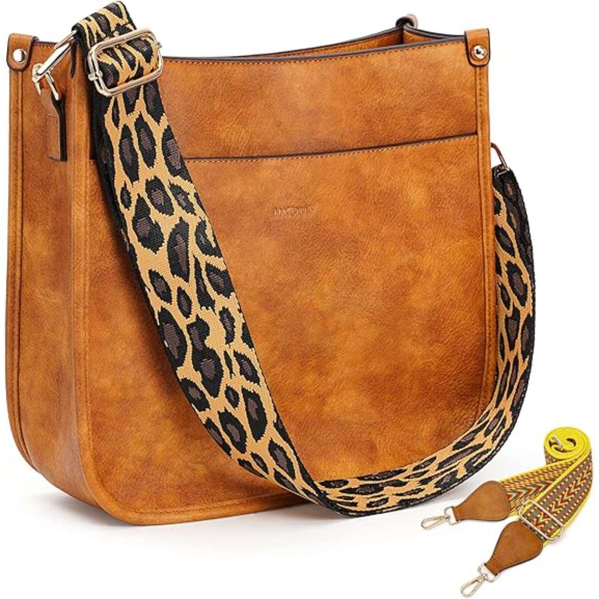 HKCLUF Women's Crossbody Bag Vegan Leather Tote