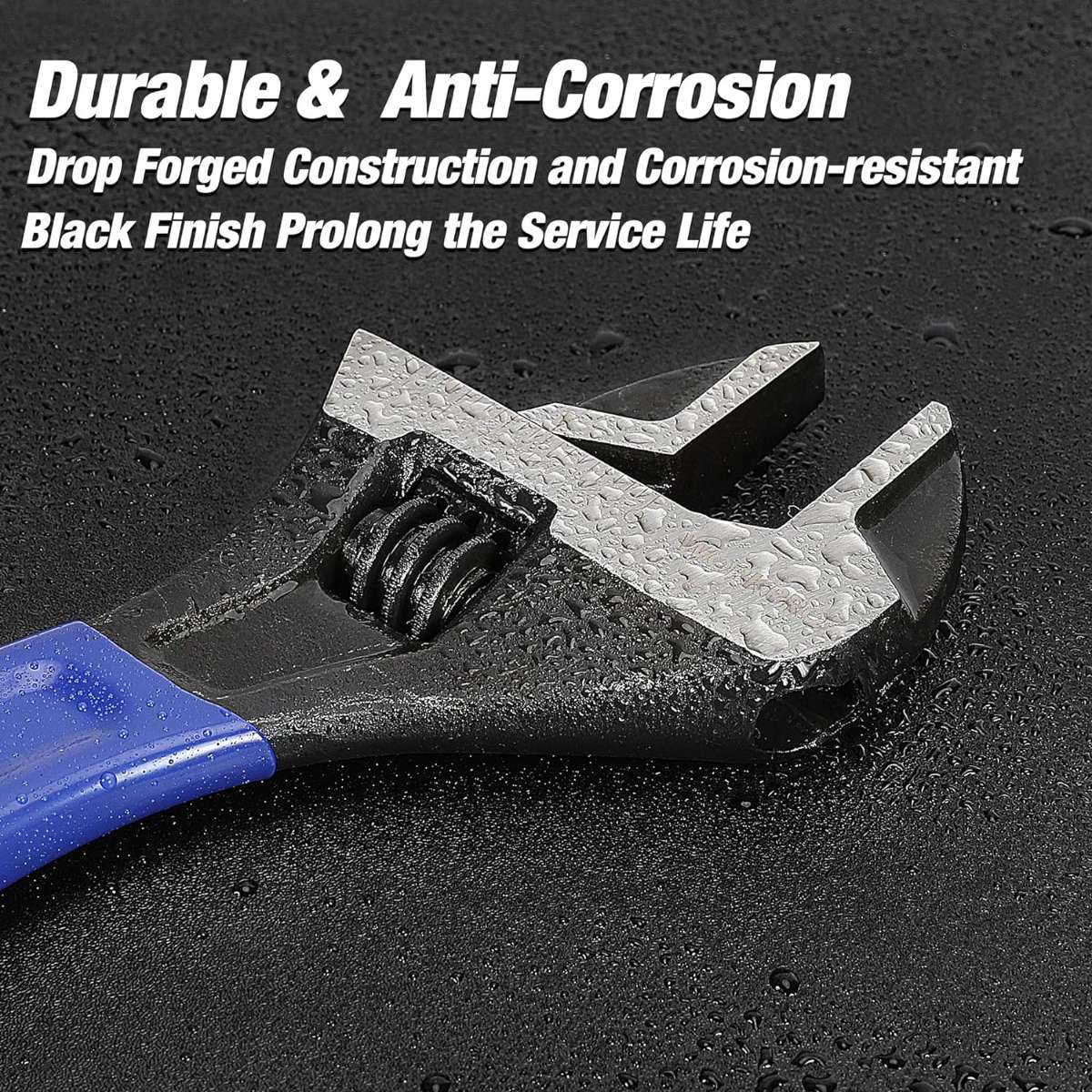 WORKPRO 2-PIECE ADJUSTABLE WRENCH SET