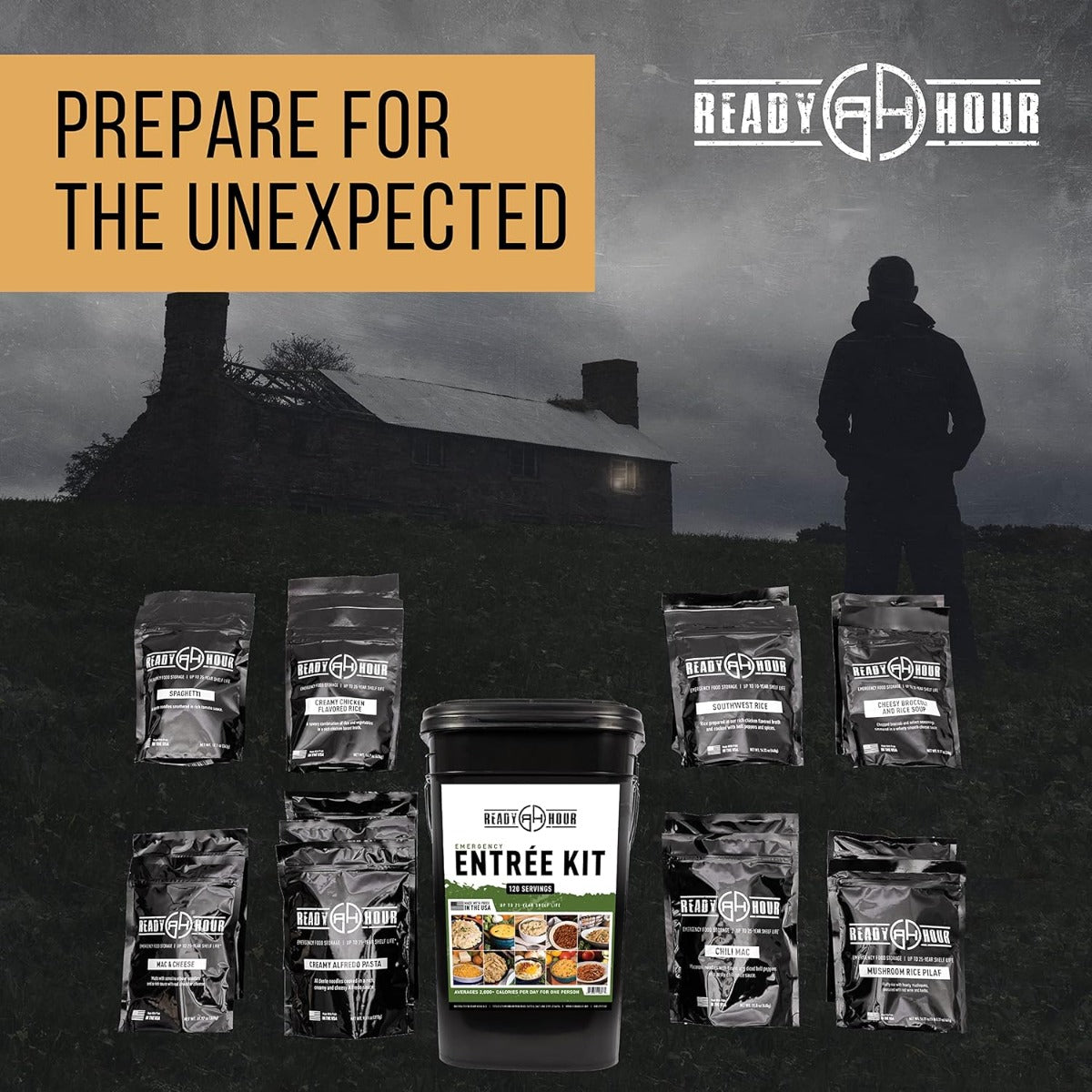 Ready-to-eat time, emergency meal set