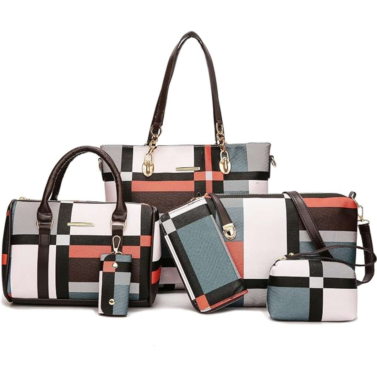 BAGSMART LARGE GYM BAG WITH YOGA MAT BUCKLE