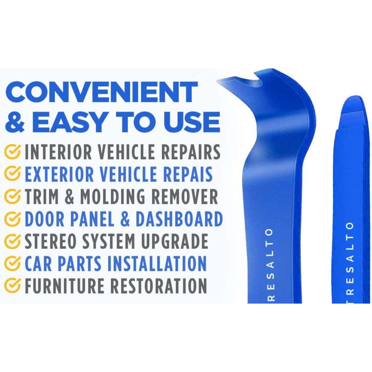 Automatic Decorative Removal Tool Kit - 5 pieces blue